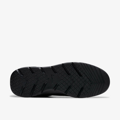 Lifton Lace Black Leather - Clarks Trusted
