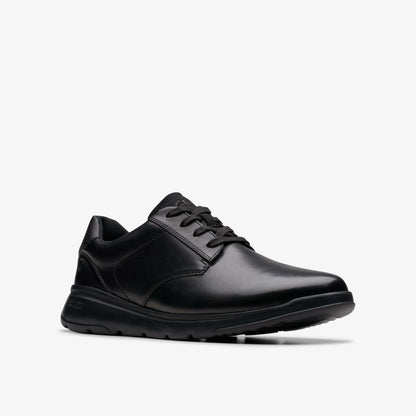 Lifton Lace Black Leather - Clarks Trusted