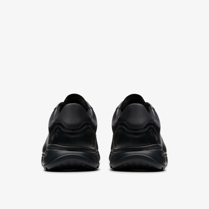 Lifton Lace Black Leather - Clarks Trusted
