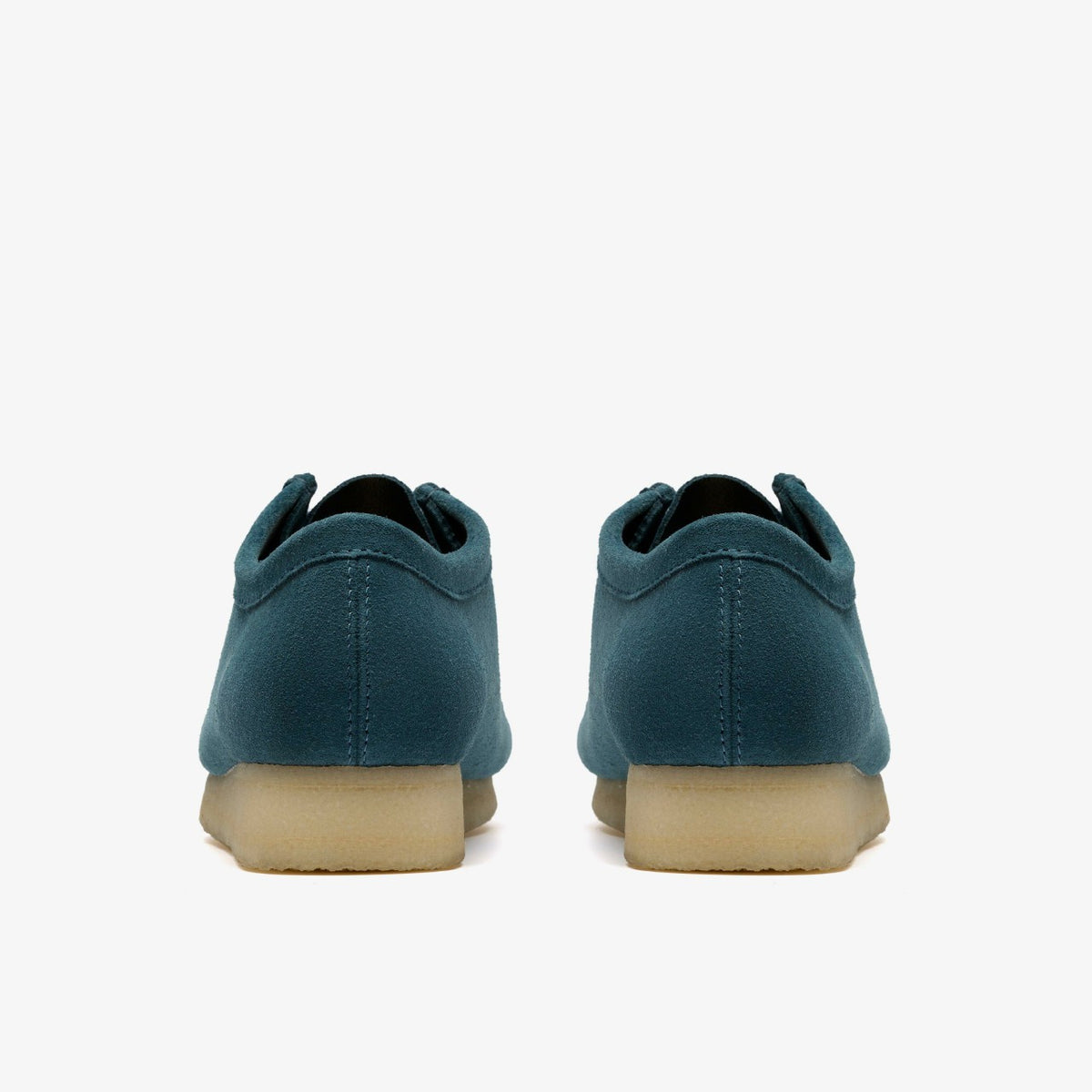 Wallabee Mid Blue Suede - Clarks Latest