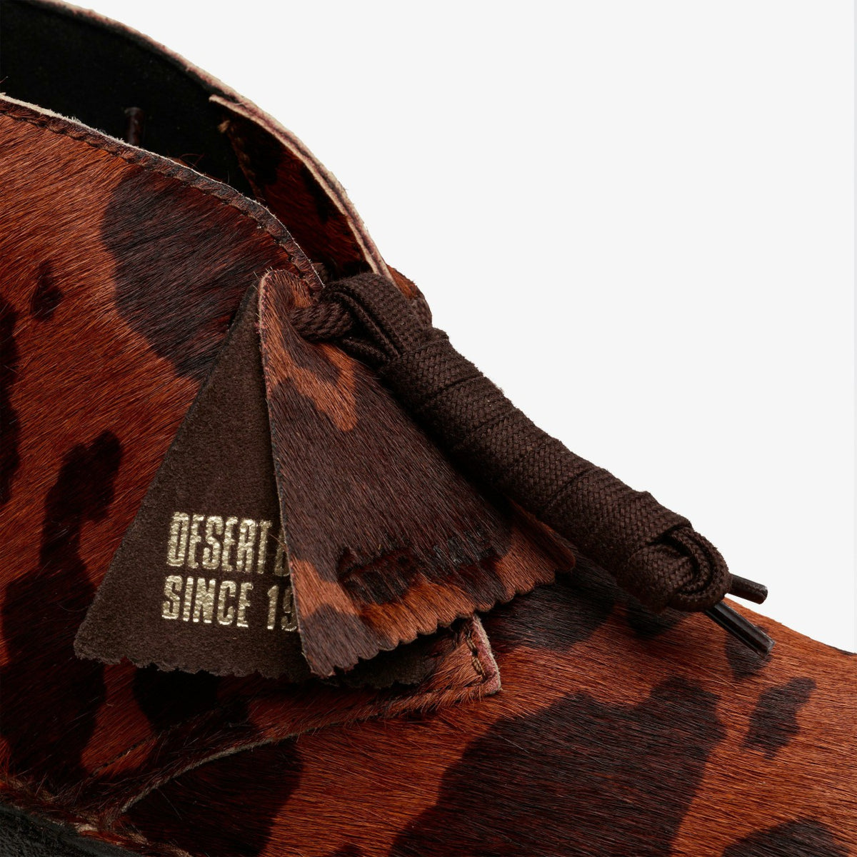 Desert Boot. Brown Cow Print - Clarks Best Price