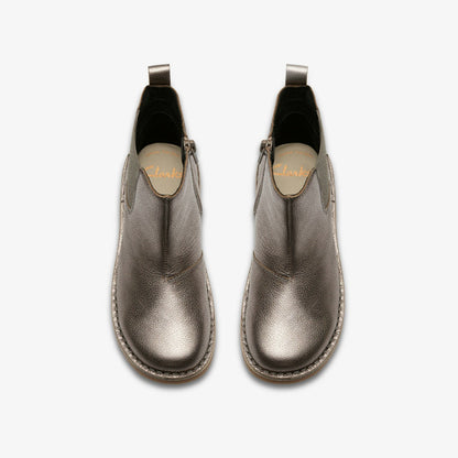 Joyful Sky Kid Pewter - Clarks Deals