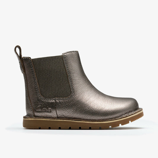 Joyful Sky Toddler Pewter - Clarks Sale