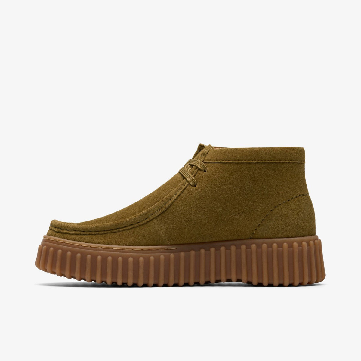 Torhill Moss Olive Suede - Clarks Sale