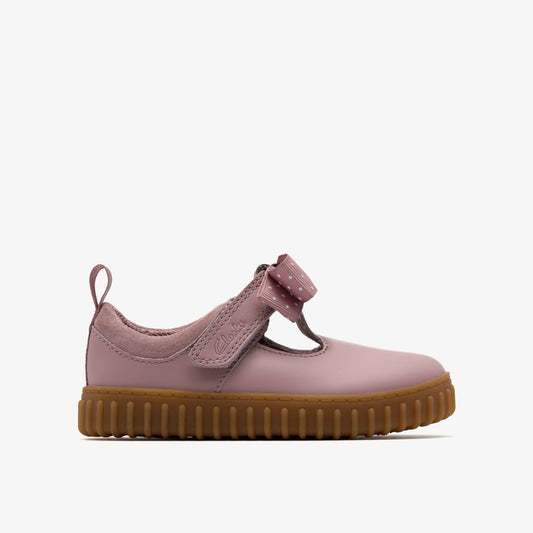Cove Bow Toddler Dusty Pink - Clarks Deals