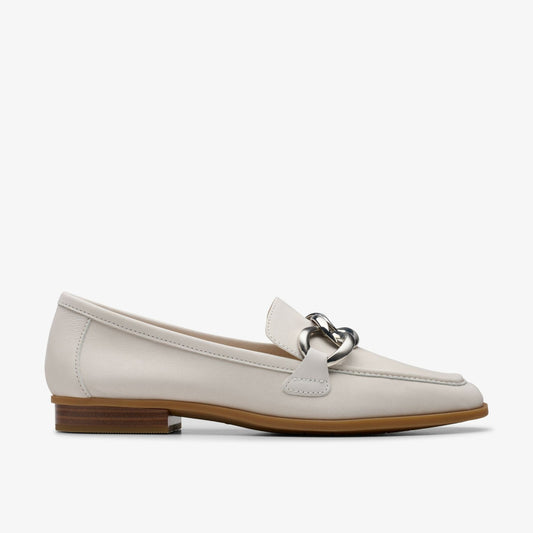 Sarafyna Iris Off White Leather - Clarks New