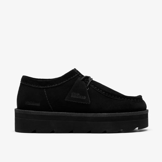 Meare Walla Black Suede - Clarks Trending