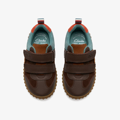 Cove Den Toddler Chestnut - Clarks Classic