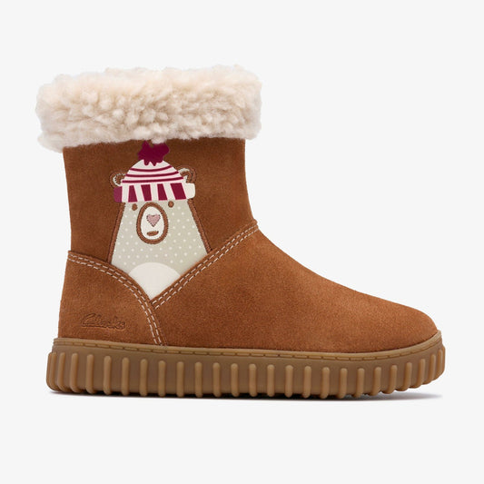 Cove Warm Toddler Tan - Clarks Everyday