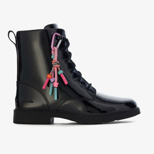 Oaklyn Charm Older Black Patent - Clarks Recommended