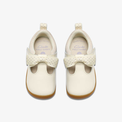 Roamer Trim Toddler Off White - Clarks Premium