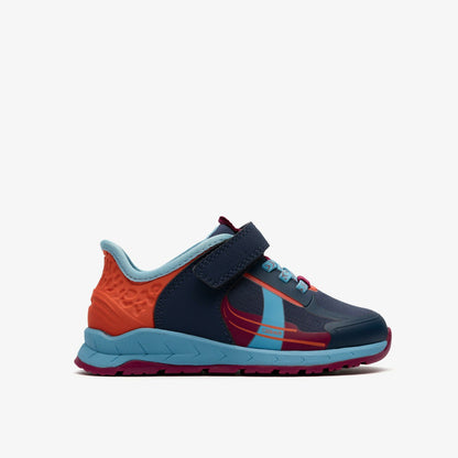 Selva Lane Toddler Navy Combination - Clarks Premium
