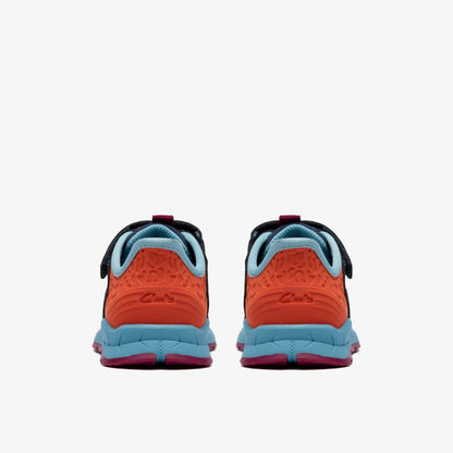 Selva Lane Toddler Navy Combination - Clarks Premium
