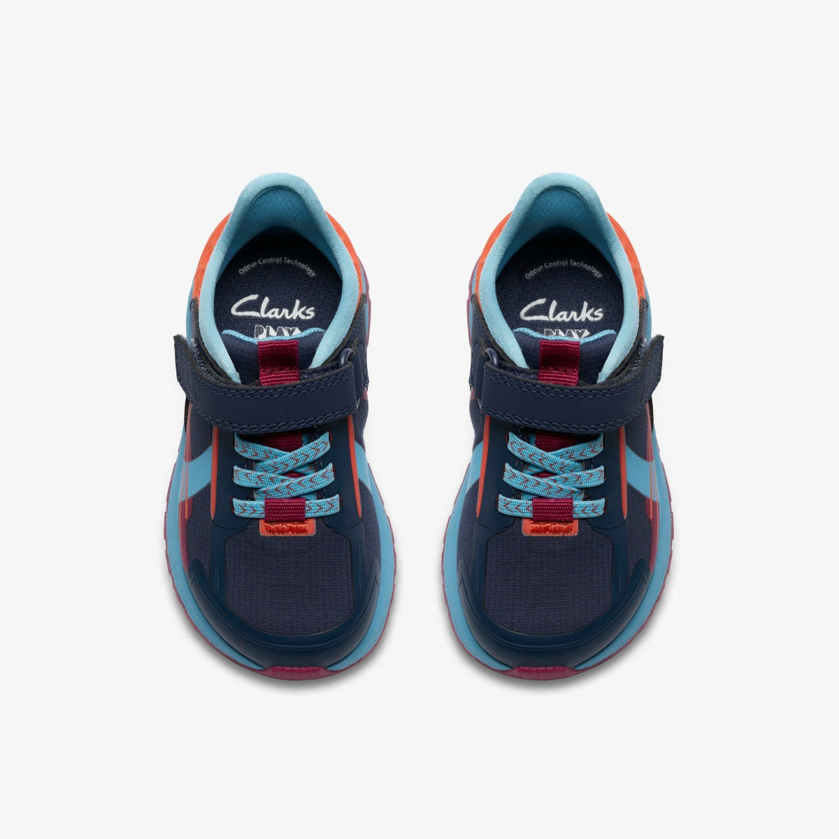 Selva Lane Toddler Navy Combination - Clarks Premium