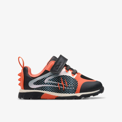 Steggy 2 Fly Toddler Black/Orange - Clarks Deals