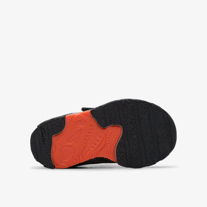 Steggy 2 Fly Toddler Black/Orange - Clarks Deals