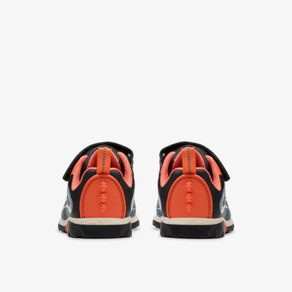 Steggy 2 Fly Toddler Black/Orange - Clarks Deals