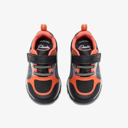 Steggy 2 Fly Toddler Black/Orange - Clarks Deals