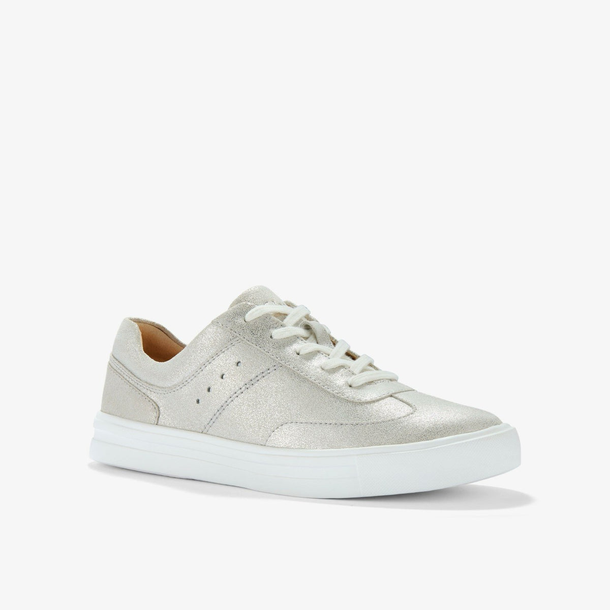 Makea Court Metallic Leather - Clarks Trusted