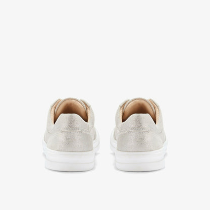 Makea Court Metallic Leather - Clarks Trusted