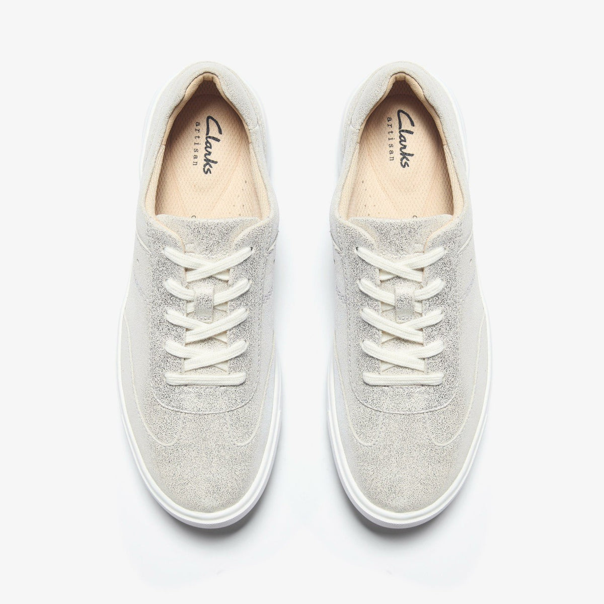 Makea Court Metallic Leather - Clarks Trusted