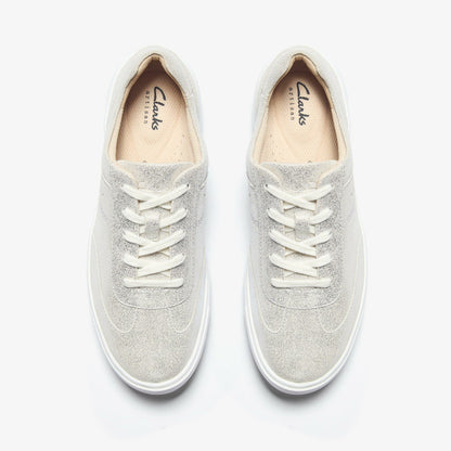 Makea Court Metallic Leather - Clarks Trusted
