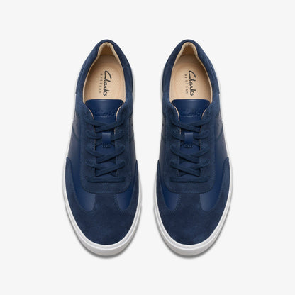 Makea Court Navy Leather - Clarks Top Pick