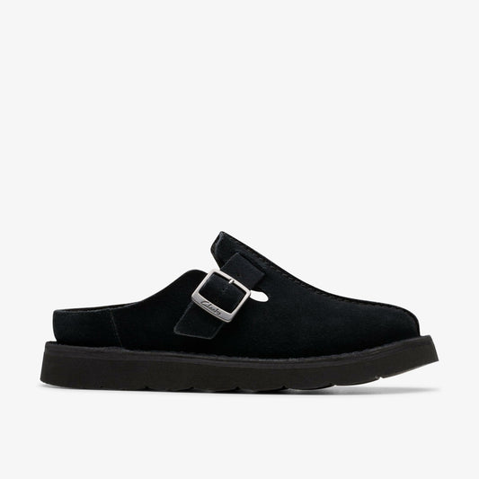 Solsbury Mule Black Suede - Clarks Featured