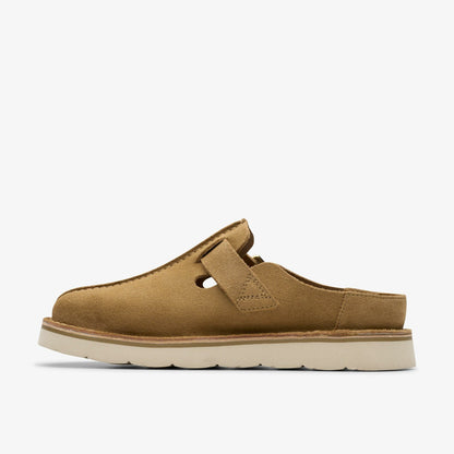Solsbury Mule Dark Sand Suede - Clarks Recommended