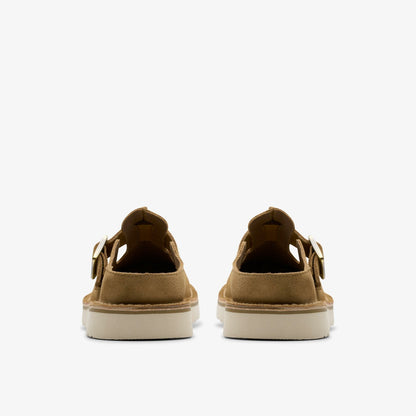 Solsbury Mule Dark Sand Suede - Clarks Recommended
