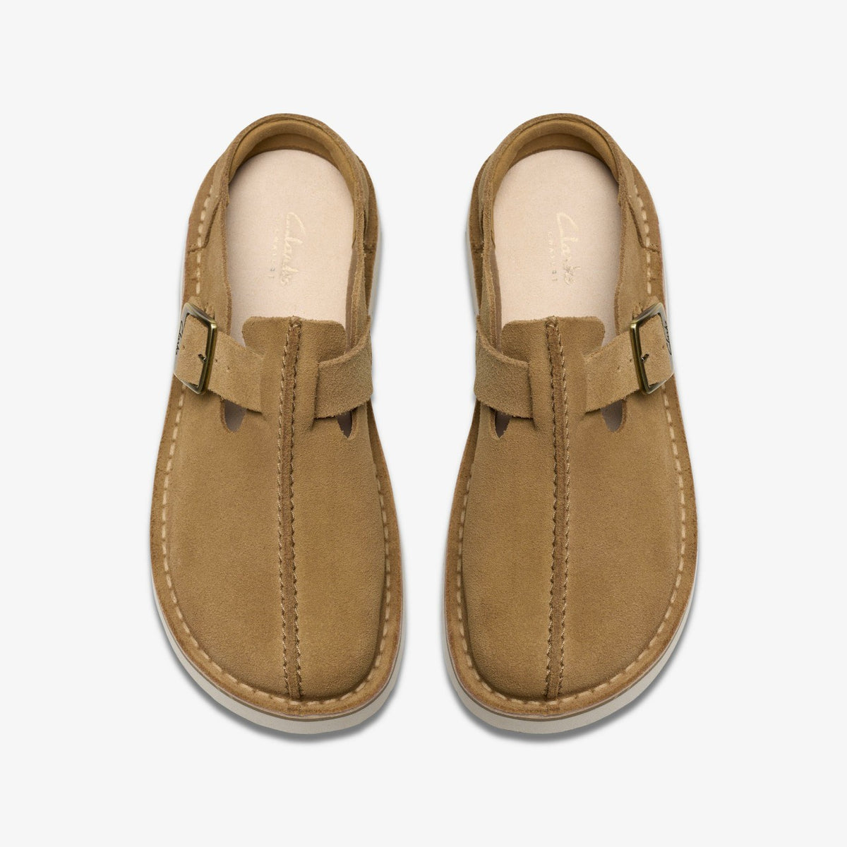 Solsbury Mule Dark Sand Suede - Clarks Recommended