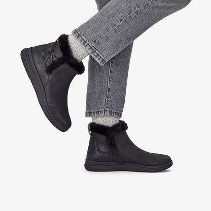 Brinkley Fur Black Combination - Clarks Exclusive