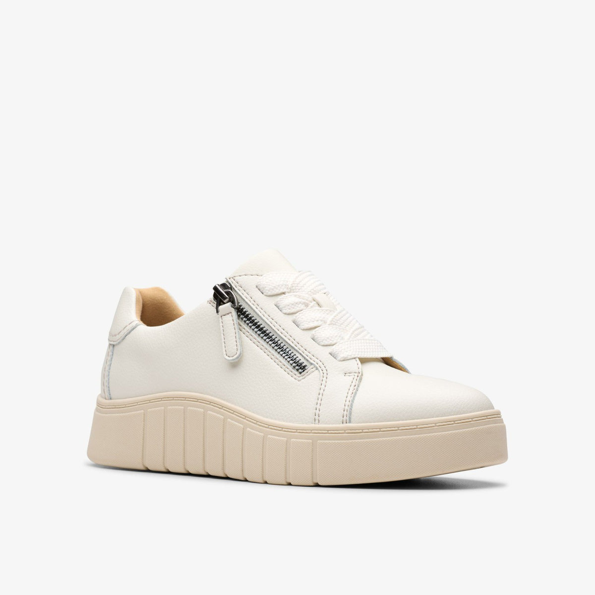 Mykah Joy Off White Leather - Clarks Discount