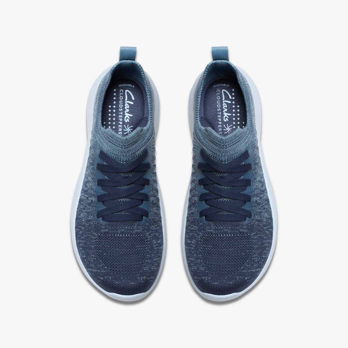 Solevana Lace Light Blue Combination - Clarks Recommended