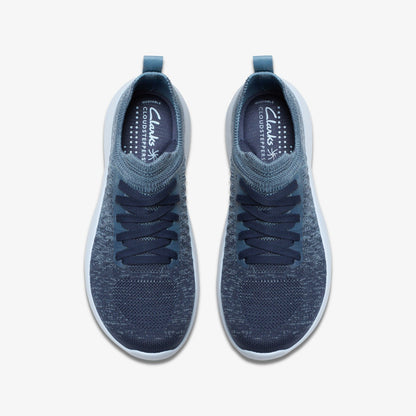 Solevana Lace Light Blue Combination - Clarks Recommended