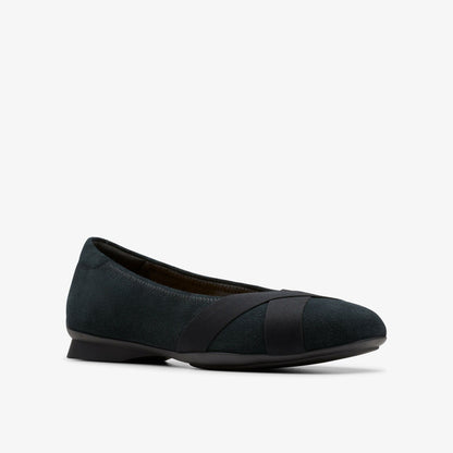 Jazmynn Gem Black Suede - Clarks Sale