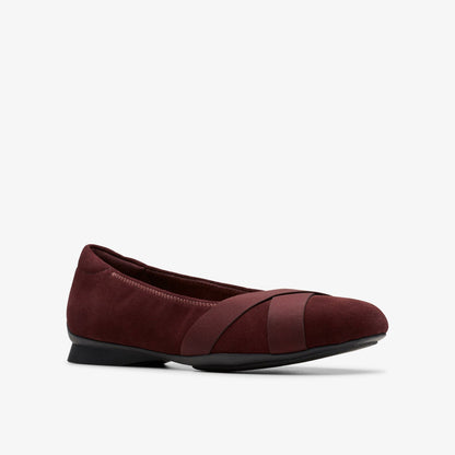 Jazmynn Gem Merlot Suede - Clarks Customer Favorite