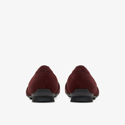 Jazmynn Gem Merlot Suede - Clarks Customer Favorite