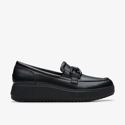 Zylah Top Black Leather - Clarks Trusted