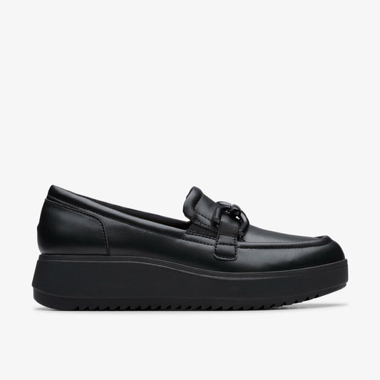 Zylah Top Black Leather - Clarks Trusted