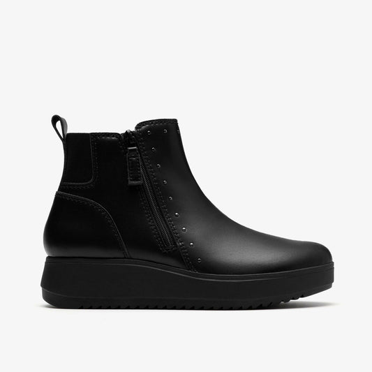 Zylah Willow Black Leather - Clarks Deals