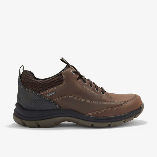 Spypath Lo GORE-TEX Dark Brown Leather - Clarks Latest