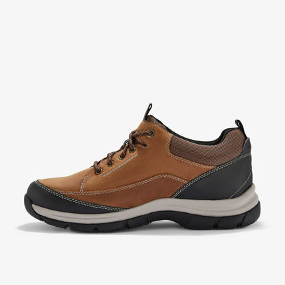 Spypath Lo GORE-TEX Dark Tan Leather - Clarks Discount