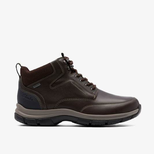 Spypath Hi GORE-TEX Dark Brown Leather - Clarks Trusted