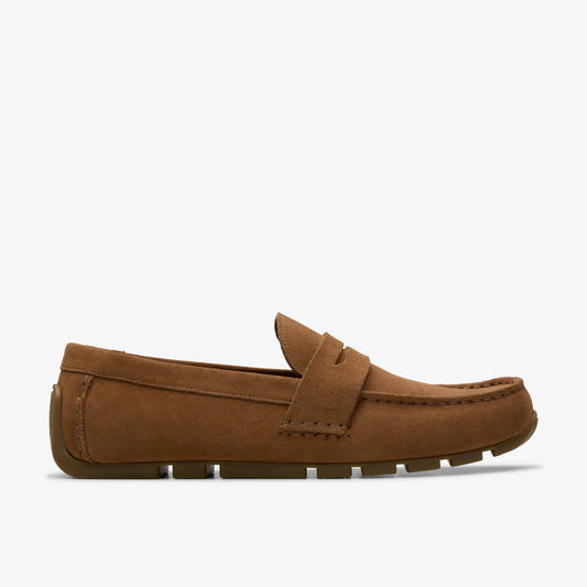 Corsley Bar Cola Suede - Clarks Everyday
