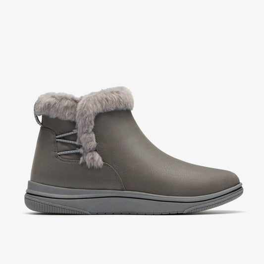Brinkley Fur Dark Grey Combination - Clarks Exclusive