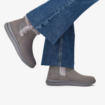 Brinkley Fur Dark Grey Combination - Clarks Exclusive