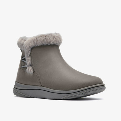 Brinkley Fur Dark Grey Combination - Clarks Exclusive
