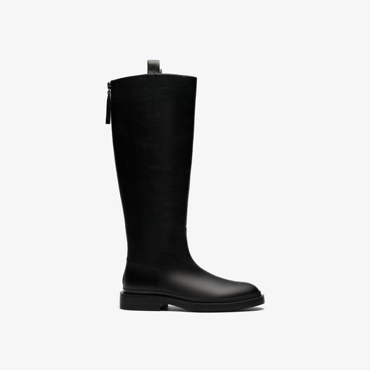 Previa Hi Black Leather - Clarks Value