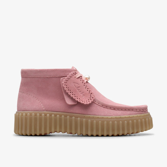 Torhill Moss Dusty Rose Suede - Clarks Essential